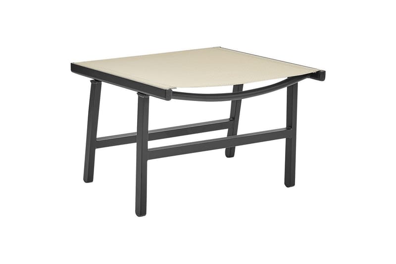 Trädgårdsstol Marceddi - Beige, svart - Utemöbler - Utestolar & fåtöljer - Utefåtöljer & loungefåtöljer