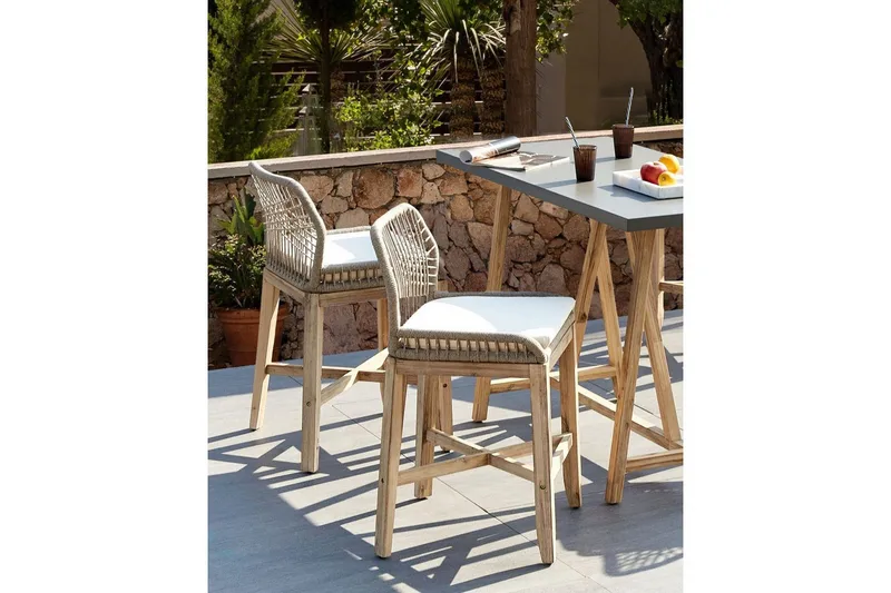 Trädgårdsstol set om 2 Talamone - Utemöbler - Utestolar & fåtöljer - Barstol utomhus