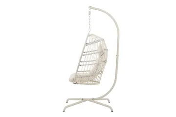 Trezza Hängstol Utomhus 75x70 cm - Beige - Utemöbler - Utestolar & fåtöljer - Hängstol