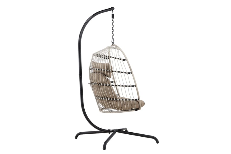 Trezza Hängstol Utomhus 75x70 cm - Grå - Utemöbler - Utestolar & fåtöljer - Hängstol
