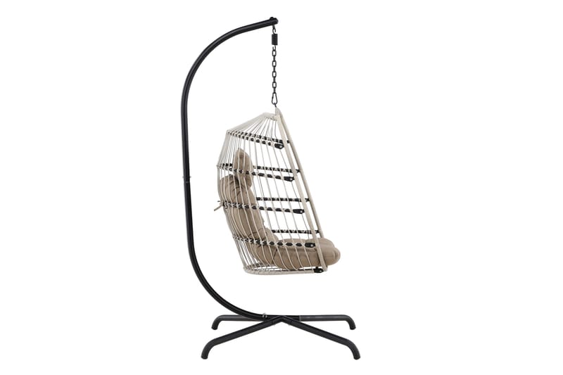 Trezza Hängstol Utomhus 75x70 cm - Grå - Utemöbler - Utestolar & fåtöljer - Hängstol