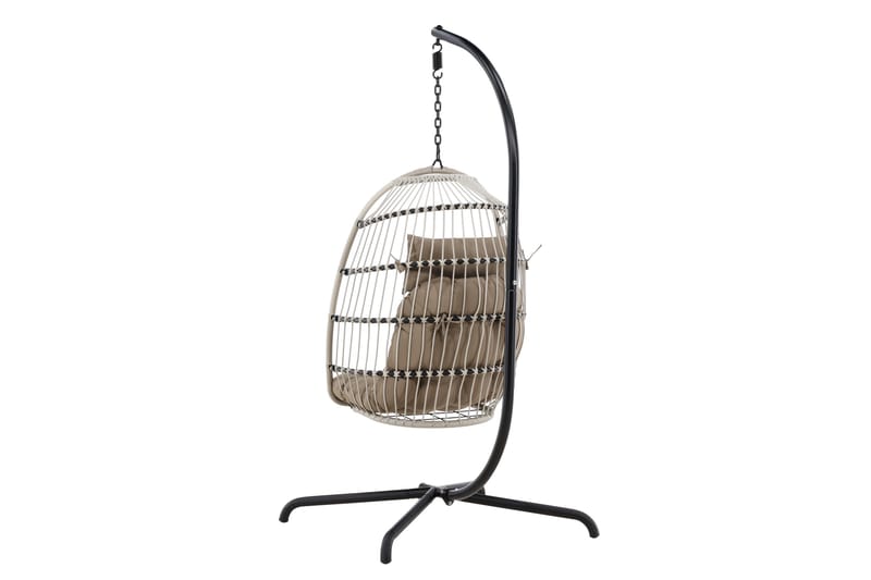 Trezza Hängstol Utomhus 75x70 cm - Grå - Utemöbler - Utestolar & fåtöljer - Hängstol
