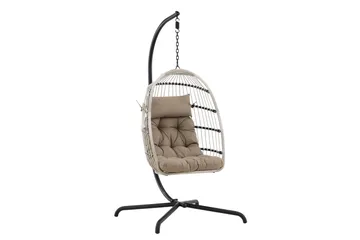 Trezza Hängstol Utomhus 75x70 cm - Grå - Utemöbler - Utestolar & fåtöljer - Hängstol