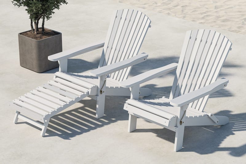 Tropea Solsäng - Vit - Utemöbler - Utestolar & fåtöljer - Solsängar & solvagnar