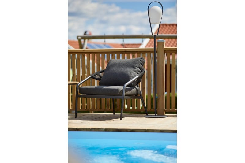 Utefåtölj Hillerstorp Ekeryd 2-Pack Antracitgrå - Utemöbler - Utestolar & fåtöljer - Utefåtöljer & loungefåtöljer