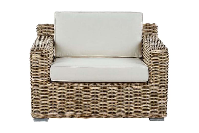 Apriliana Utefåtölj 2-pack - Konstrotting/Ljusbrun - Utemöbler - Utestolar & fåtöljer - Utefåtöljer & loungefåtöljer