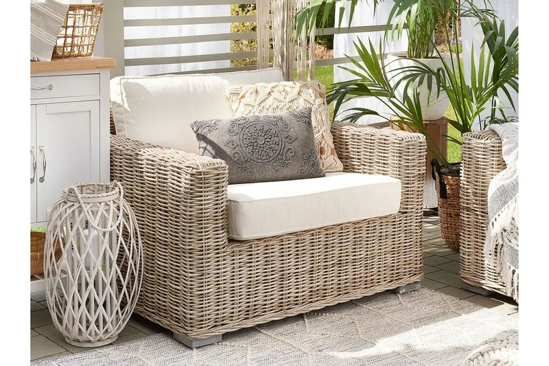 Apriliana Utefåtölj - Konstrotting/Ljusbrun - Utemöbler - Utestolar & fåtöljer - Utefåtöljer & loungefåtöljer