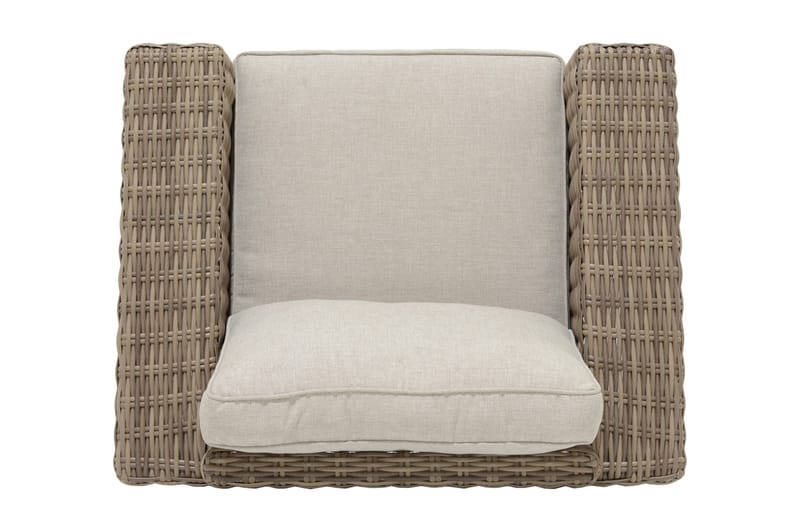 BAHAMAS Utefåtölj Beige/Teak - Utemöbler - Utestolar & fåtöljer - Utefåtöljer & loungefåtöljer
