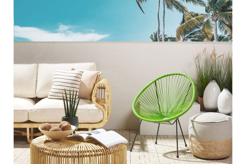 Cayaco Utestol - Konstrotting/Grön - Utemöbler - Utestolar & fåtöljer - Utefåtöljer & loungefåtöljer