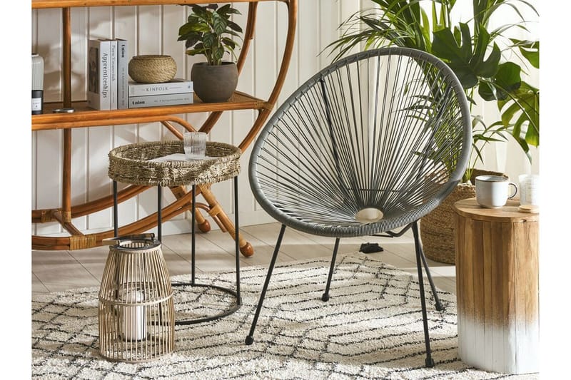 Cayaco Utestol - Konstrotting/Mörkgrå - Utemöbler - Utestolar & fåtöljer - Utefåtöljer & loungefåtöljer