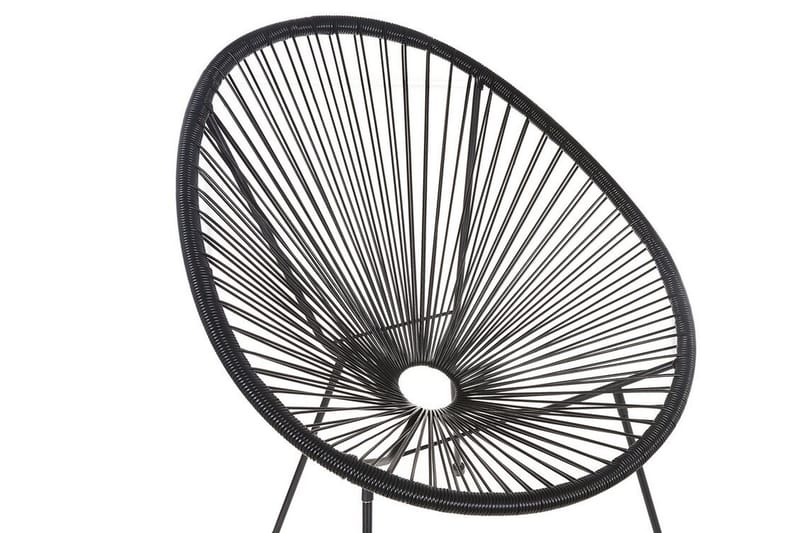 Cayaco Utestol - Konstrotting/Svart - Utemöbler - Utestolar & fåtöljer - Utefåtöljer & loungefåtöljer