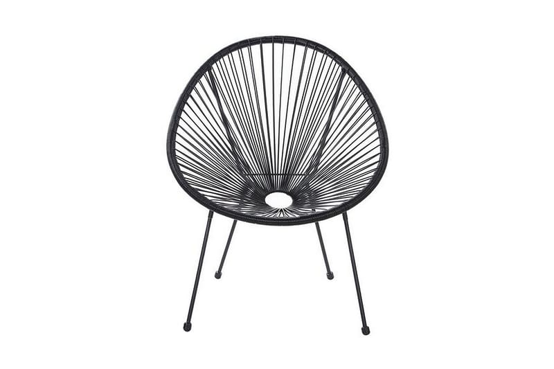 Cayaco Utestol - Konstrotting/Svart - Utemöbler - Utestolar & fåtöljer - Utefåtöljer & loungefåtöljer