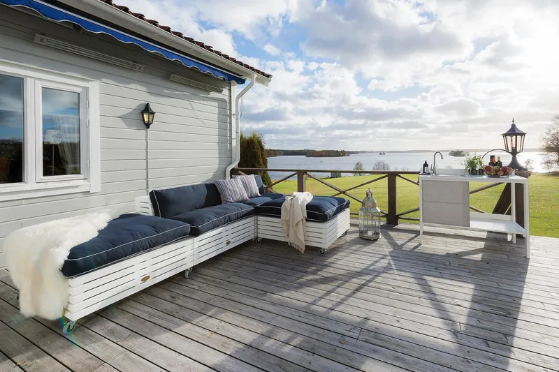 Hillerstorp Bara Vara Utefåtölj - Vitlaserad - Utemöbler - Utestolar & fåtöljer - Utefåtöljer & loungefåtöljer