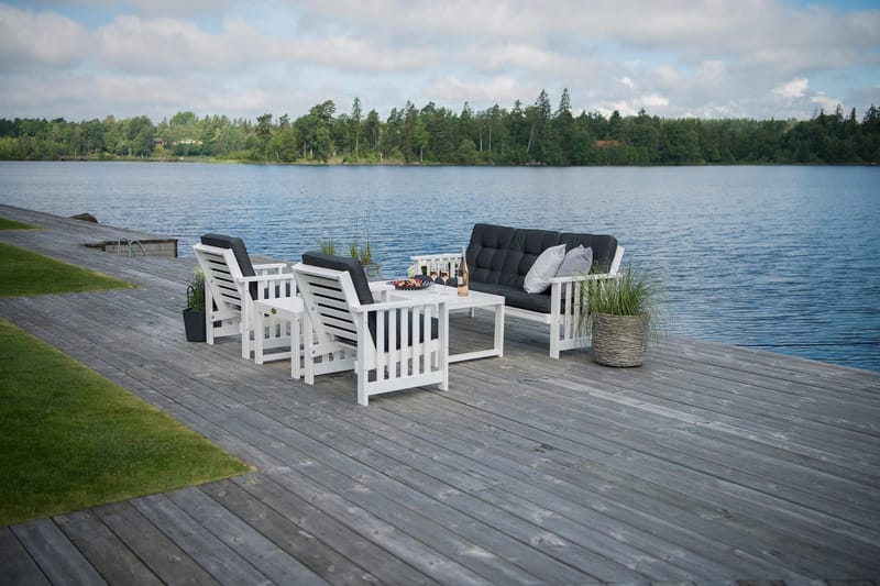 Hillerstorp Gotland Utefåtölj - Vit - Utemöbler - Utestolar & fåtöljer - Utefåtöljer & loungefåtöljer