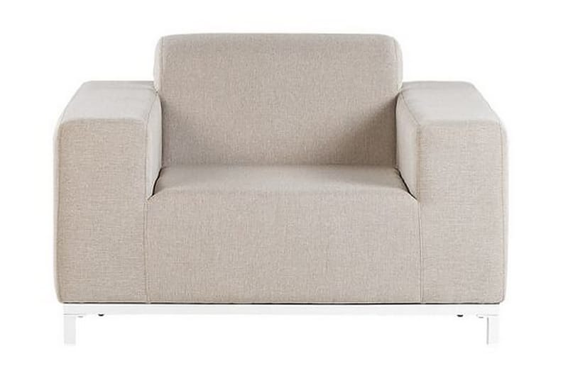 HUGHEN Utefåtölj 2-pack Beige - Utemöbler - Utestolar & fåtöljer - Utefåtöljer & loungefåtöljer