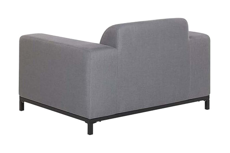 Hughen Utefåtölj 2-pack - Grå/Svart - Utemöbler - Utestolar & fåtöljer - Utefåtöljer & loungefåtöljer