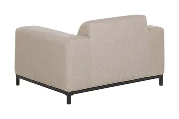 Hughen Utefåtölj 2-pack - Beige/Svart - Utemöbler - Utestolar & fåtöljer - Utefåtöljer & loungefåtöljer