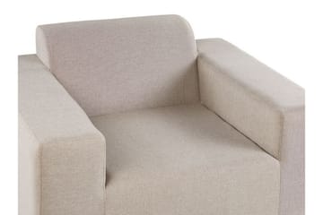 Hughen Utefåtölj 2-pack - Beige - Utemöbler - Utestolar & fåtöljer - Utefåtöljer & loungefåtöljer