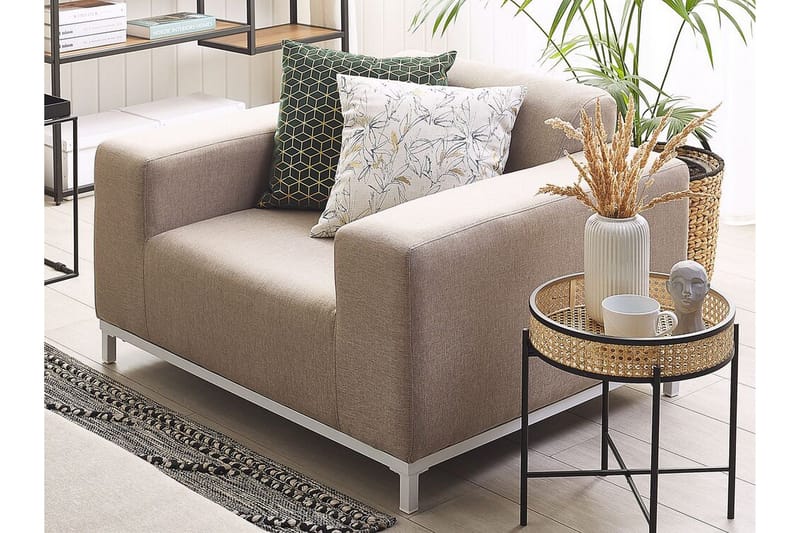 Hughen Utefåtölj 2-pack - Beige - Utemöbler - Utestolar & fåtöljer - Utefåtöljer & loungefåtöljer