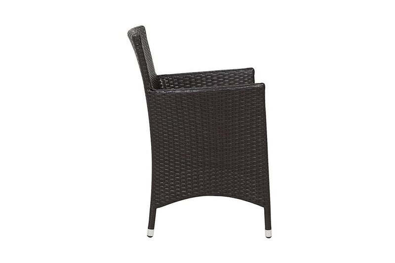 Italy Trädgårdsstol 2 St - Brun - Utemöbler - Utestolar & fåtöljer - Utefåtöljer & loungefåtöljer
