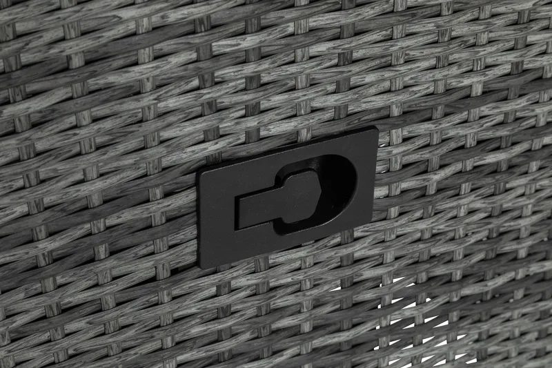 James Recliner Utefåtölj – Justerbar Loungefåtölj för Uteplats i Konstrotting - Grå - Utemöbler - Utestolar & fåtöljer - Utefåtöljer & loungefåtöljer