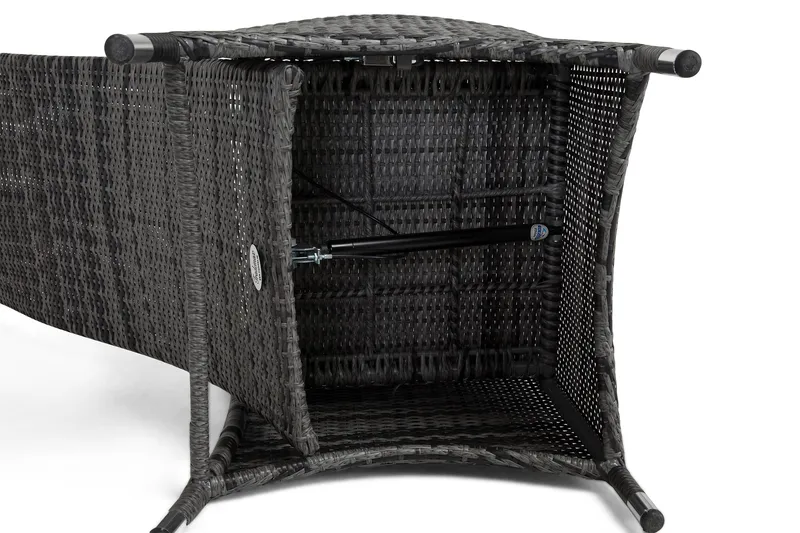 Jenny Matstol utomhus Ställbar - Justerbar Utefåtölj i Konstrotting - Grå - Utemöbler - Utestolar & fåtöljer - Utefåtöljer & loungefåtöljer