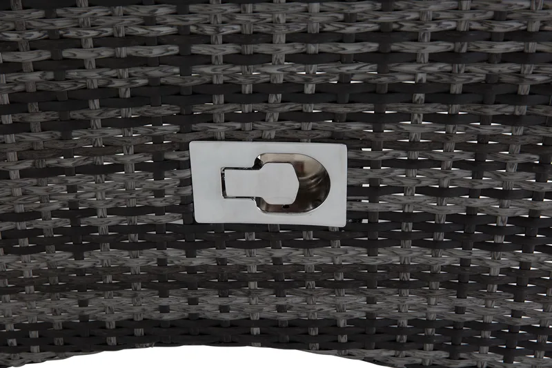 Jenny Matstol utomhus Ställbar - Justerbar Utefåtölj i Konstrotting - Grå - Utemöbler - Utestolar & fåtöljer - Utefåtöljer & loungefåtöljer