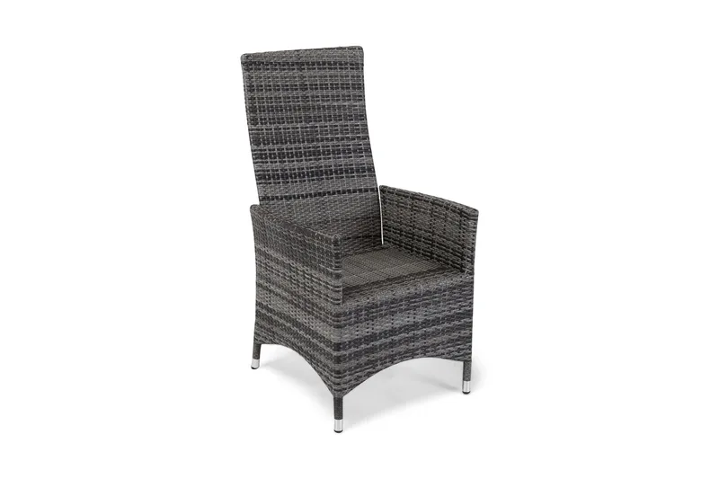 Jenny Matstol utomhus Ställbar - Justerbar Utefåtölj i Konstrotting - Grå - Utemöbler - Utestolar & fåtöljer - Utefåtöljer & loungefåtöljer