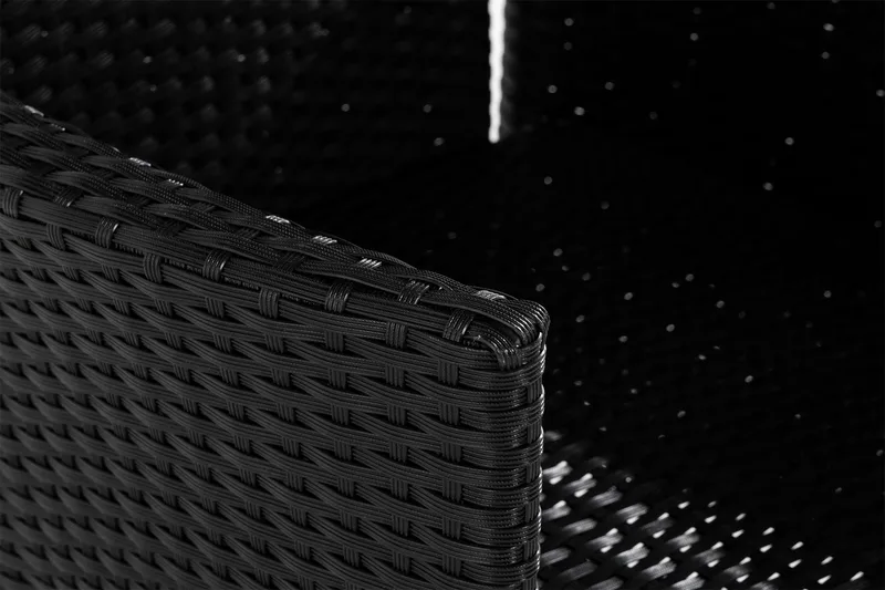 Jenny Matstol utomhus Ställbar - Justerbar Utefåtölj i Konstrotting - Svart - Utemöbler - Utestolar & fåtöljer - Utefåtöljer & loungefåtöljer