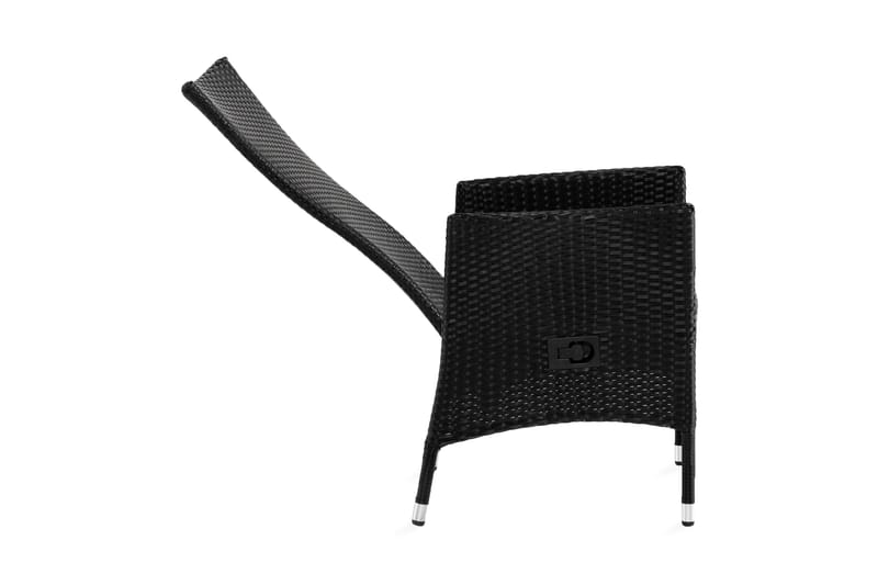 Jenny Matstol utomhus Ställbar - Justerbar Utefåtölj i Konstrotting - Svart - Utemöbler - Utestolar & fåtöljer - Utefåtöljer & loungefåtöljer