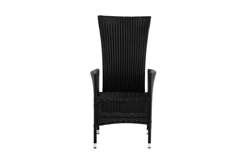 Jenny Matstol utomhus Ställbar - Justerbar Utefåtölj i Konstrotting - Svart - Utemöbler - Utestolar & fåtöljer - Utefåtöljer & loungefåtöljer