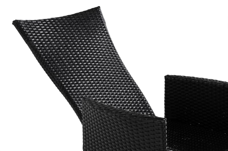 Jenny Matstol utomhus Ställbar - Justerbar Utefåtölj i Konstrotting - Svart - Utemöbler - Utestolar & fåtöljer - Utefåtöljer & loungefåtöljer