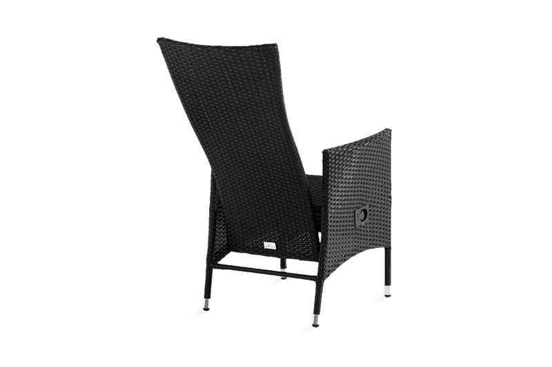 Jenny Matstol utomhus Ställbar - Justerbar Utefåtölj i Konstrotting - Svart - Utemöbler - Utestolar & fåtöljer - Utefåtöljer & loungefåtöljer