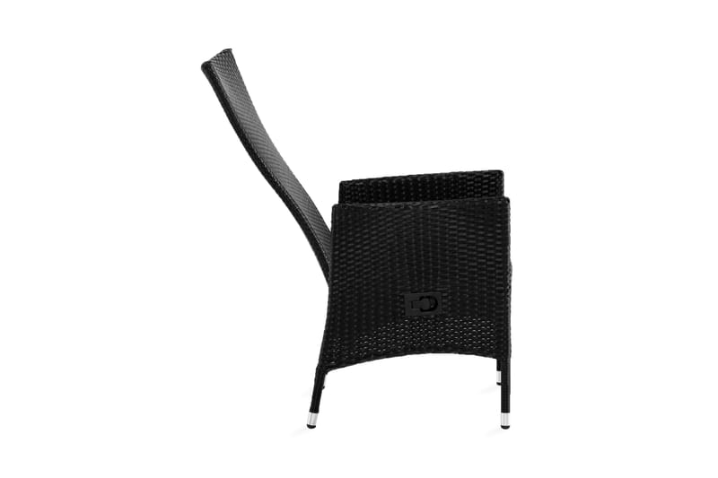 Jenny Matstol utomhus Ställbar - Justerbar Utefåtölj i Konstrotting - Svart - Utemöbler - Utestolar & fåtöljer - Utefåtöljer & loungefåtöljer