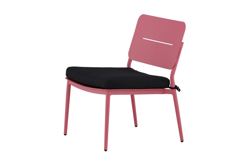 Lina Loungestol Utomhus med Dyna - Rosa - Utemöbler - Utestolar & fåtöljer - Utefåtöljer & loungefåtöljer
