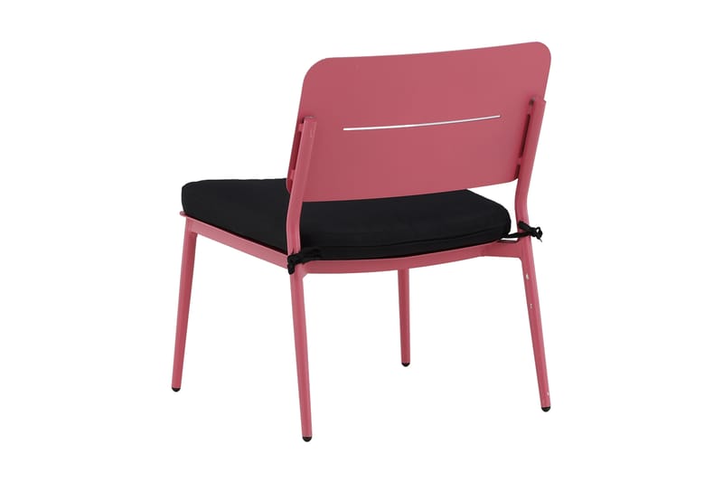 Lina Loungestol Utomhus med Dyna - Rosa - Utemöbler - Utestolar & fåtöljer - Utefåtöljer & loungefåtöljer