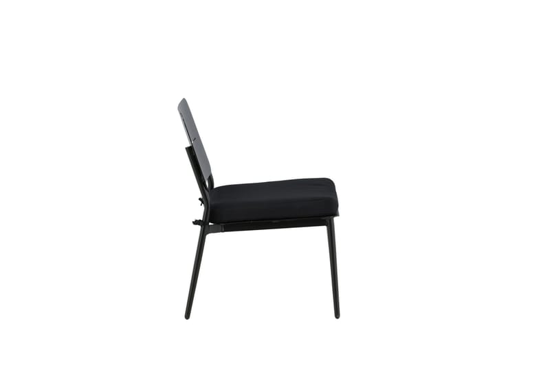 Lina Loungestol Utomhus med Dyna Svart - Venture Home - Utemöbler - Utestolar & fåtöljer - Utefåtöljer & loungefåtöljer