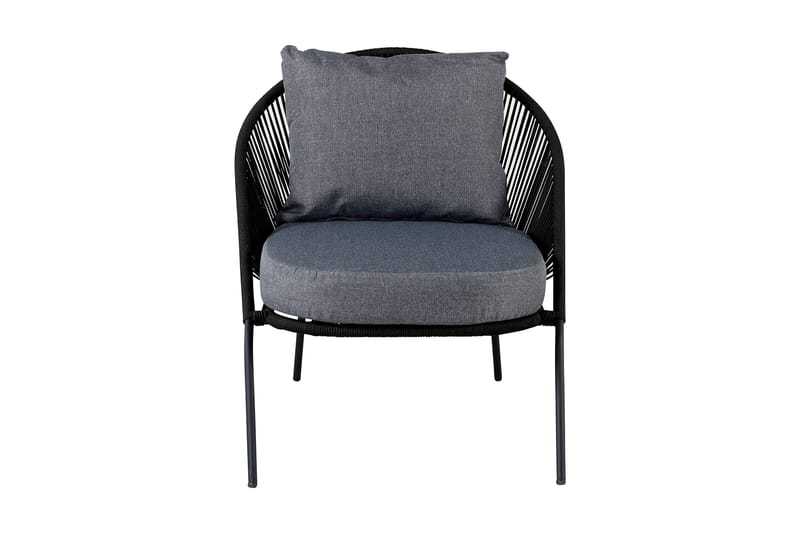 Lindos Utefåtölj Svart - Venture Home - Utemöbler - Utestolar & fåtöljer - Utefåtöljer & loungefåtöljer