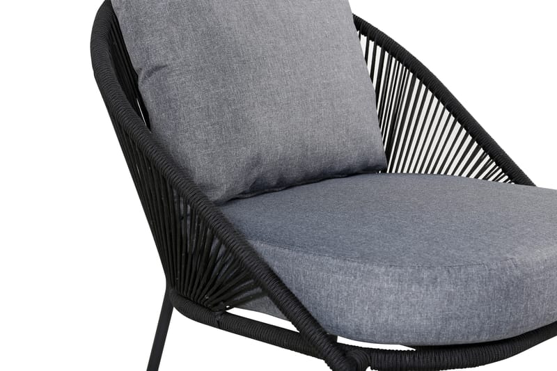 Lindos Utefåtölj Svart - Venture Home - Utemöbler - Utestolar & fåtöljer - Utefåtöljer & loungefåtöljer