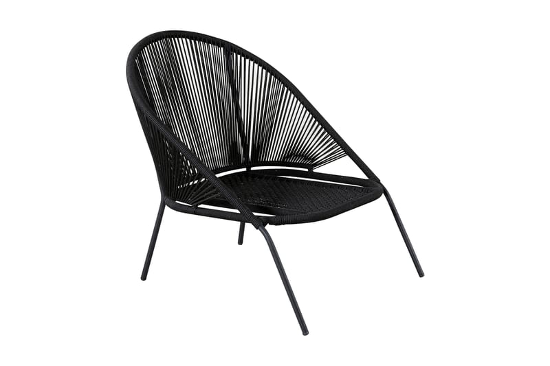 Lindos Utefåtölj Svart - Venture Home - Utemöbler - Utestolar & fåtöljer - Utefåtöljer & loungefåtöljer