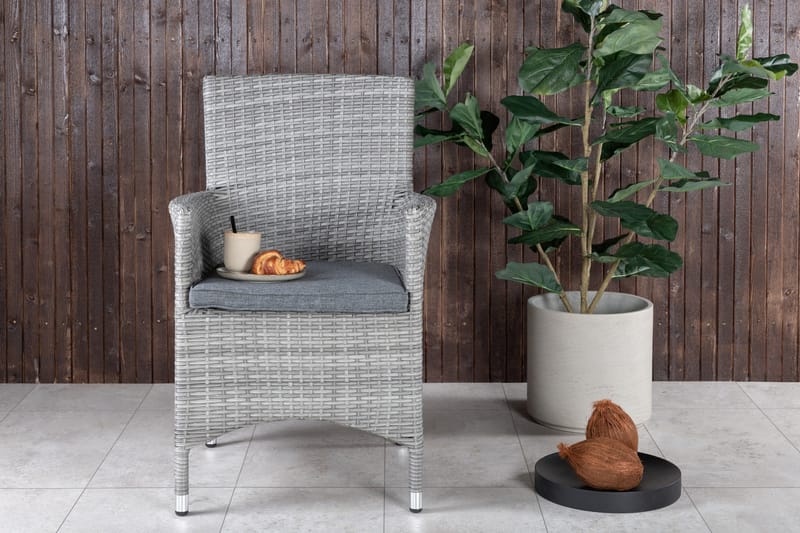 Malin Karmstol Utomhus - Grå - Utemöbler - Utestolar & fåtöljer - Utefåtöljer & loungefåtöljer