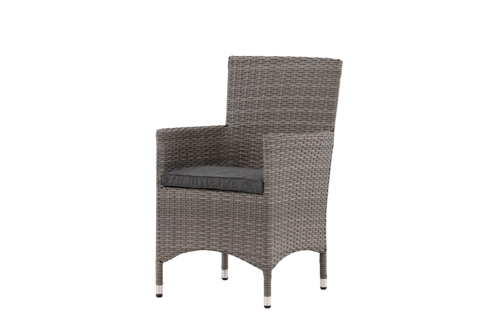 malin karmstol utomhus - grå