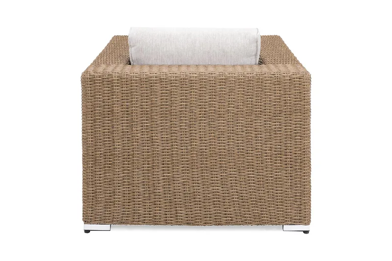 Marcus Loungefåtölj med Dyna - Utefåtölj Rotting Utemöbler - Natur Brun - Utemöbler - Utestolar & fåtöljer - Utefåtöljer & loungefåtöljer