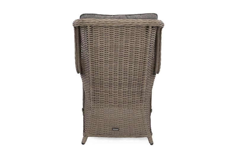 Marcus Öronlappsfåtölj - Grå / Grå dynor - Utemöbler - Utestolar & fåtöljer - Utefåtöljer & loungefåtöljer