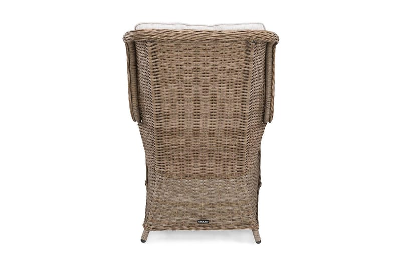 MARCUS Öronlappsfåtölj Utomhus Natur - Beige - Utemöbler - Utestolar & fåtöljer - Utefåtöljer & loungefåtöljer