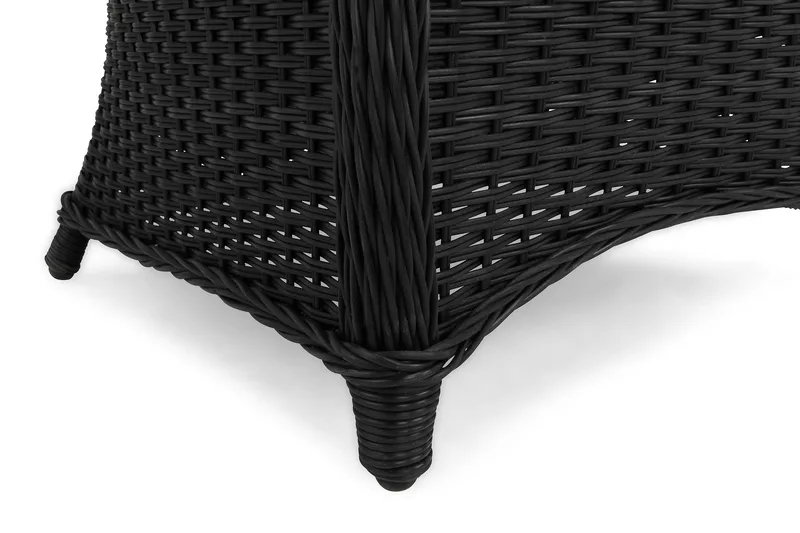 Marcus Öronlappsfåtölj Utomhus - Svart - Utemöbler - Balkong - Balkongmöbler - Balkongstolar