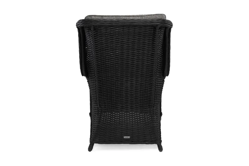 Marcus Öronlappsfåtölj Utomhus - Svart - Utemöbler - Balkong - Balkongmöbler - Balkongstolar