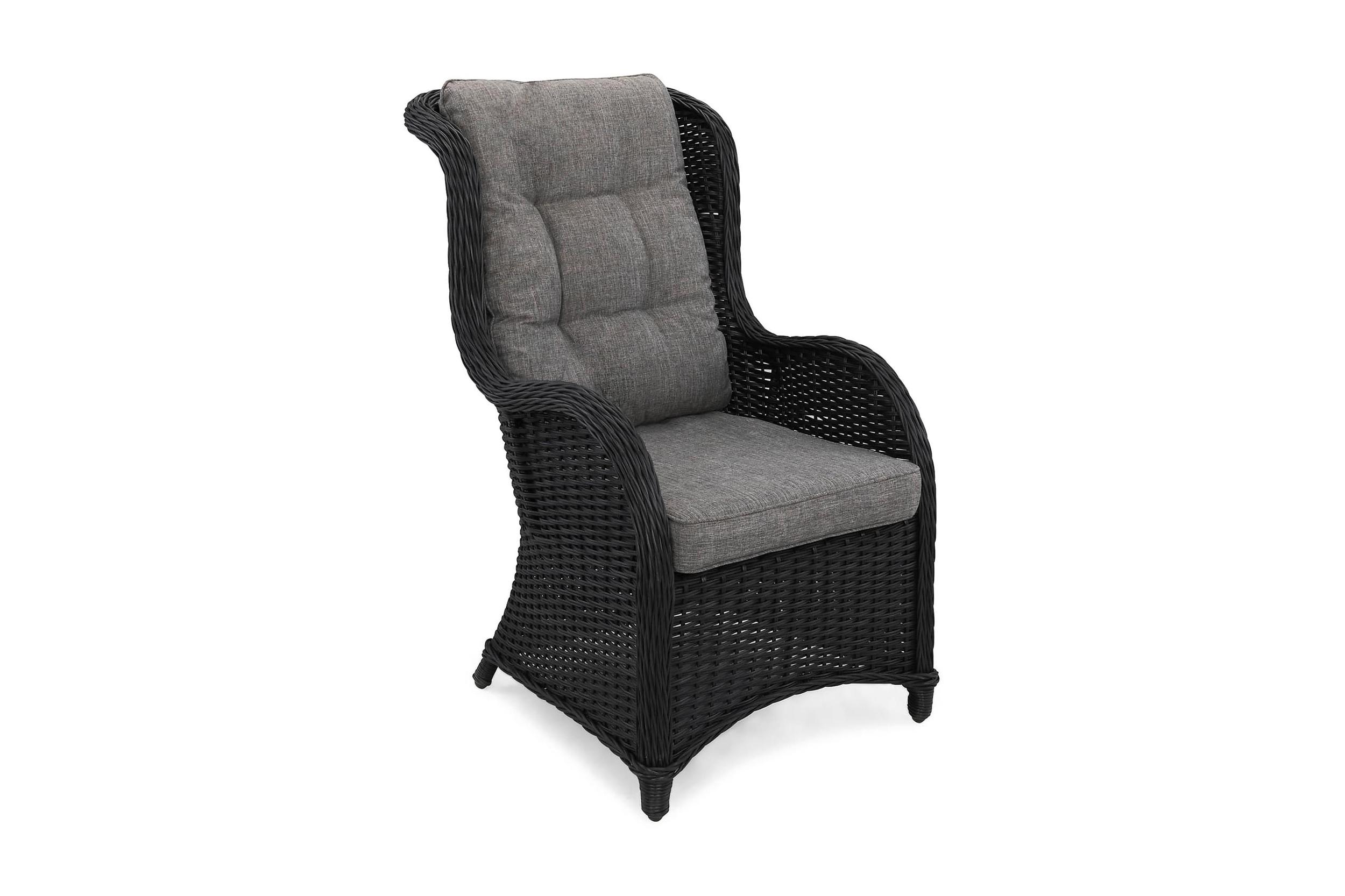 marcus öronlappsfåtölj utomhus - svart