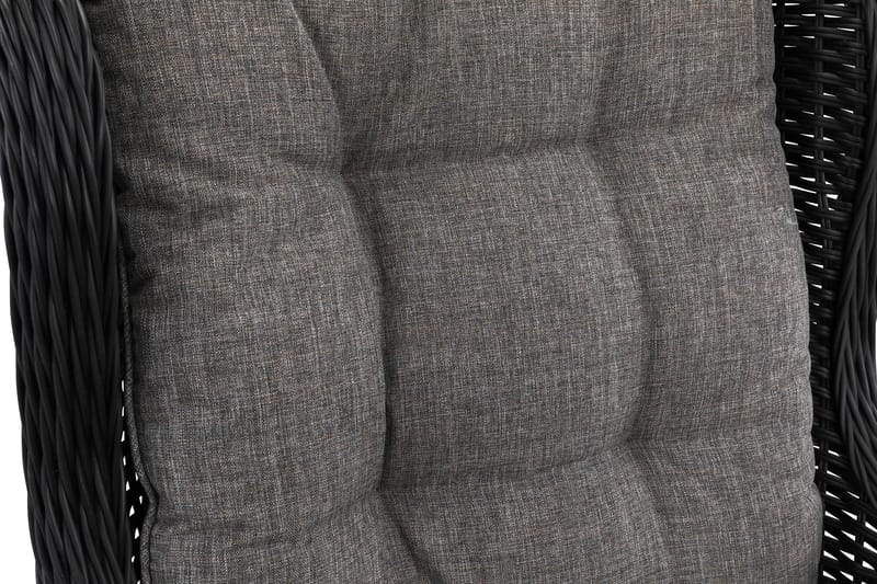 Marcus Öronlappsfåtölj Utomhus - Svart - Utemöbler - Balkong - Balkongmöbler - Balkongstolar