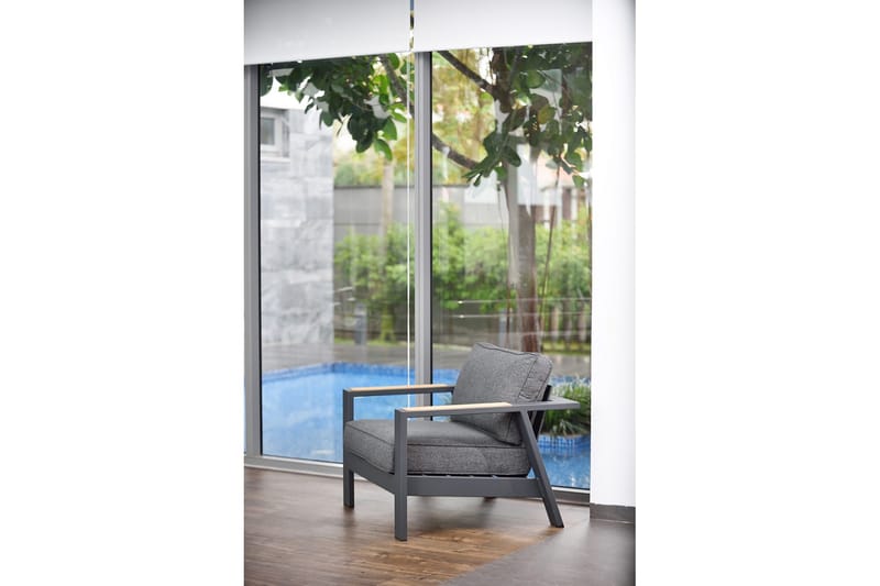 Palau Utefåtölj - Grå - Utemöbler - Utestolar & fåtöljer - Utefåtöljer & loungefåtöljer